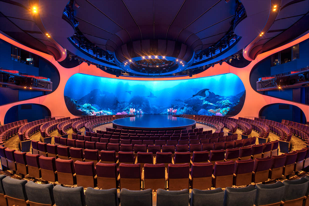 Theatre on board Celebrity Apex
